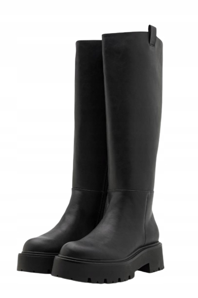 Madden Girl Černé Klasické Kozačky Na Ploché Podrážce 40 4AI