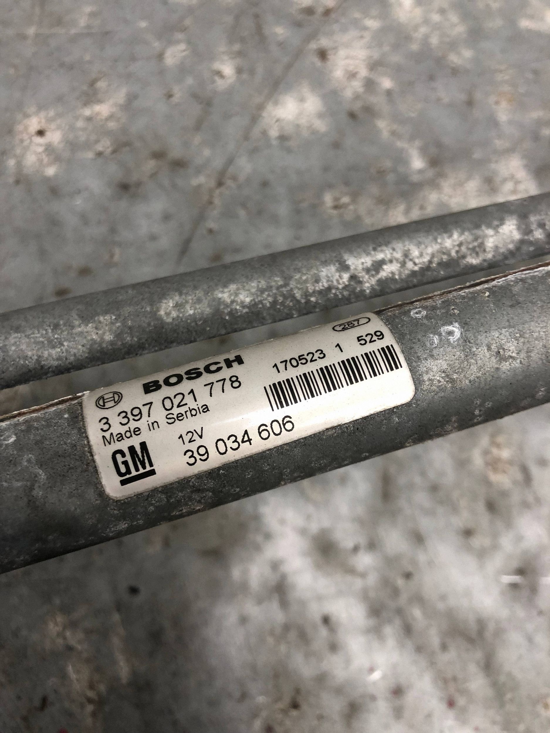 wischergestänge OPEL ASTRA K KOMBI 39034606