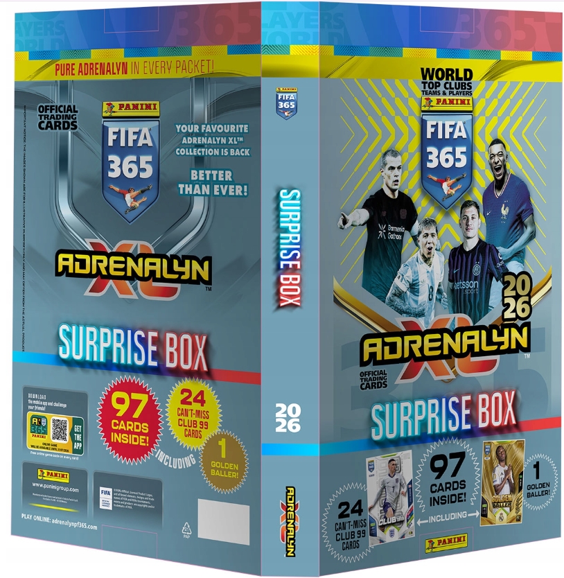 Panini Fifa Adrenalyn XL 2026 Surprise box Karty Piłkarskie Panini 97k