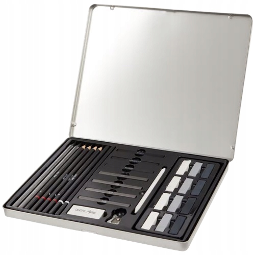 ZESTAW OŁÓWKÓW DO SZKICOWANIA 30el 2B, 4B, 6B, HB OŁÓWKI GRAFITOWE W PUSZCE Kod producenta 3200684