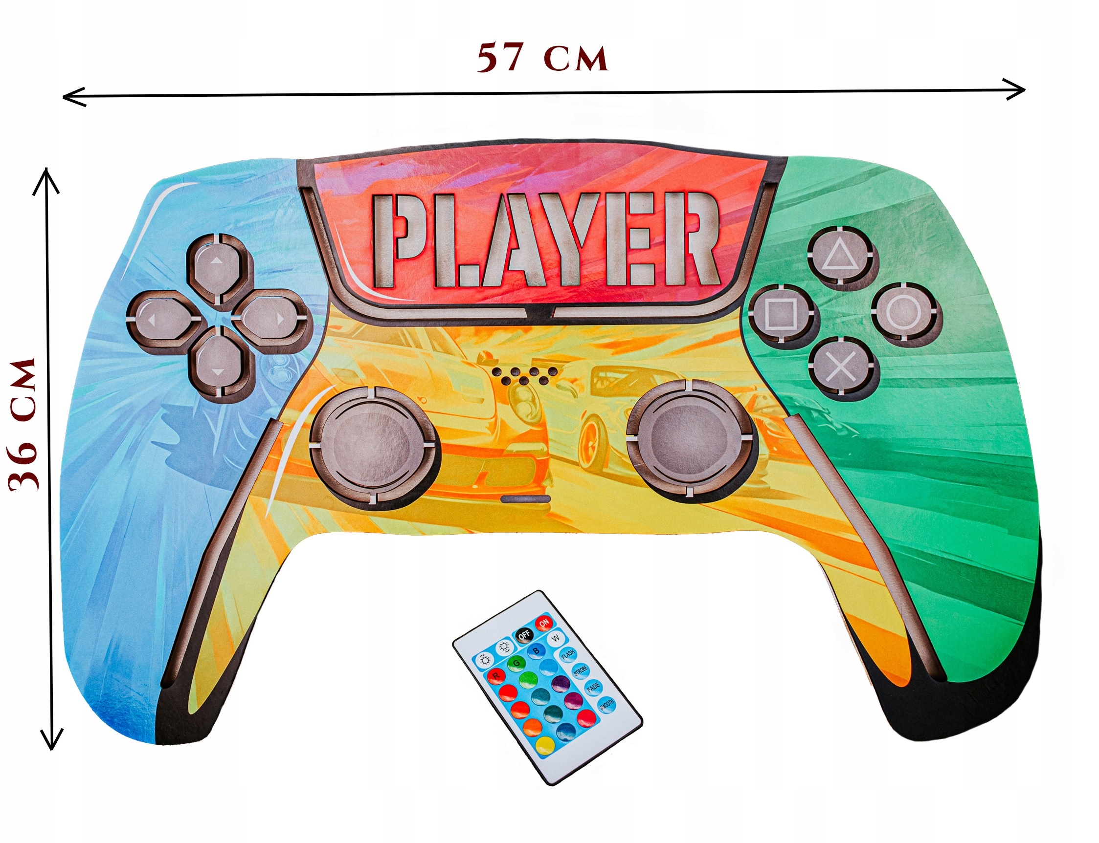 Dalus Led Pad Lampa nocna Rgb dla gracza Rękodzieło Gamers Player