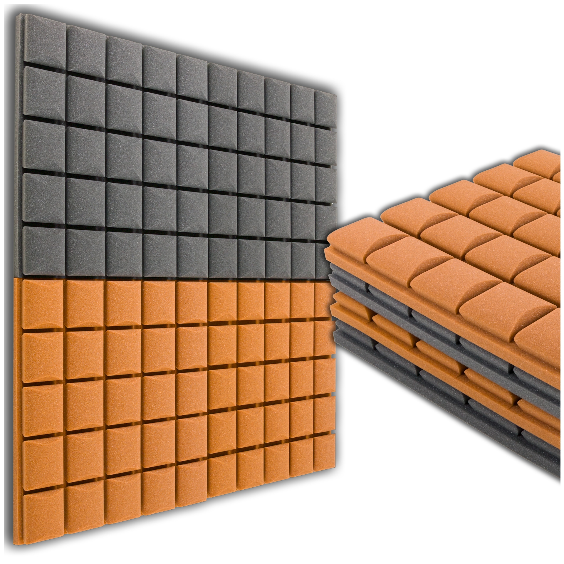 Akustické pěny tlumící nárazy a absorbér na stěny, redukce dozvuku