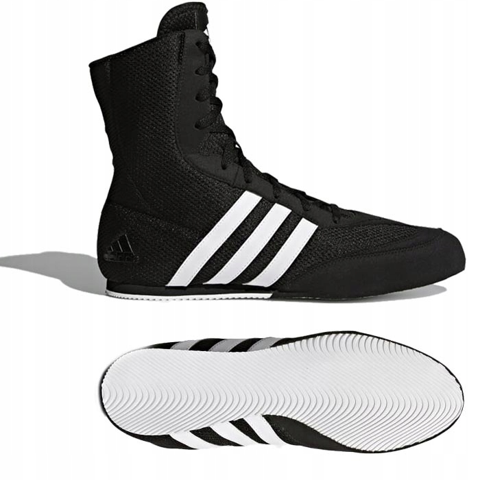 Adidas BOX HOG 2 Черные боксерские туфли 44