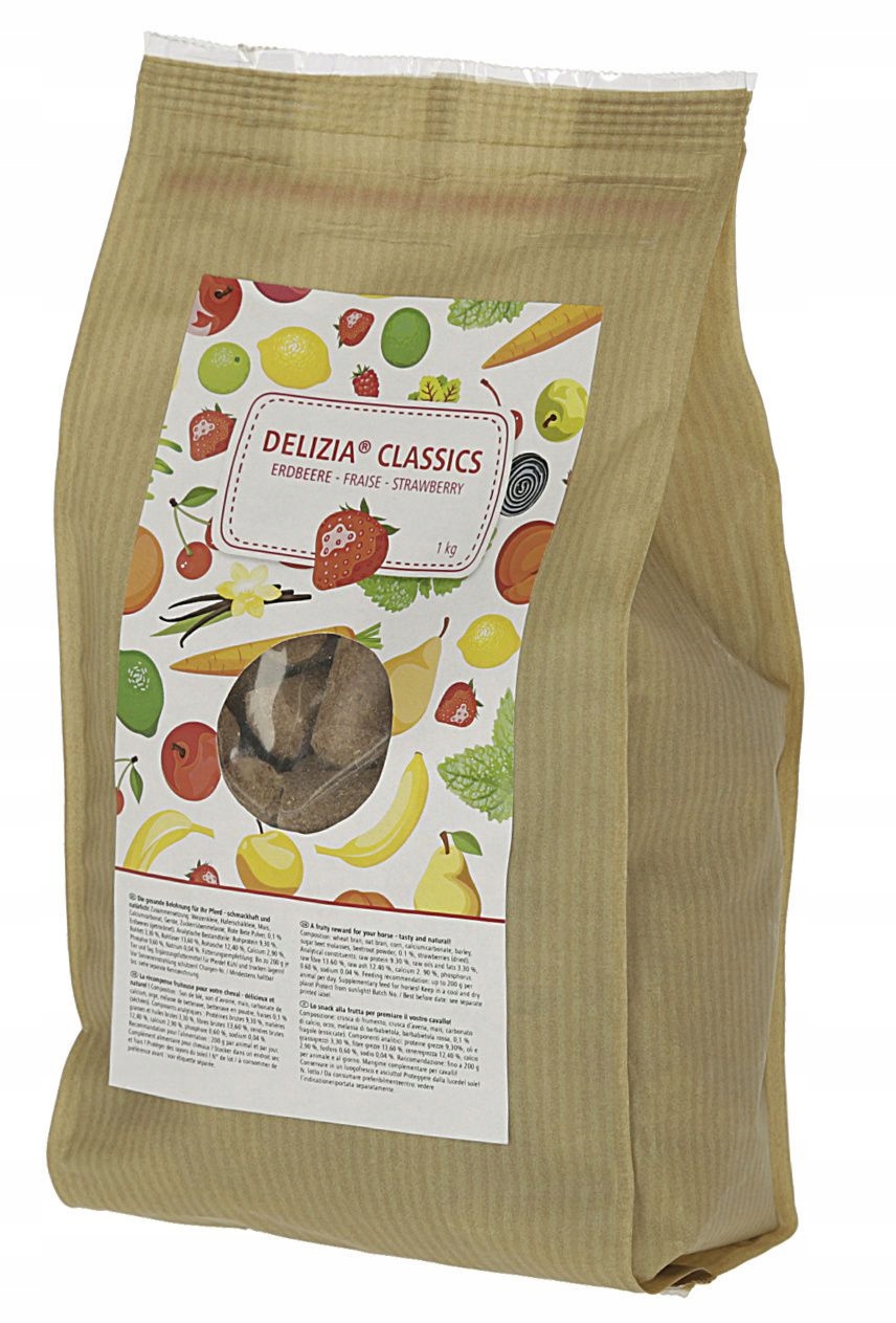 Przysmaki przysmak dla koni TRUSKAWKA 1 kg