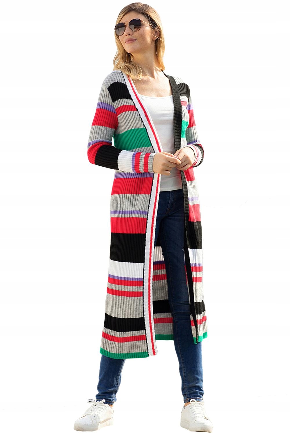 Sweter/kardigan, paski M/L