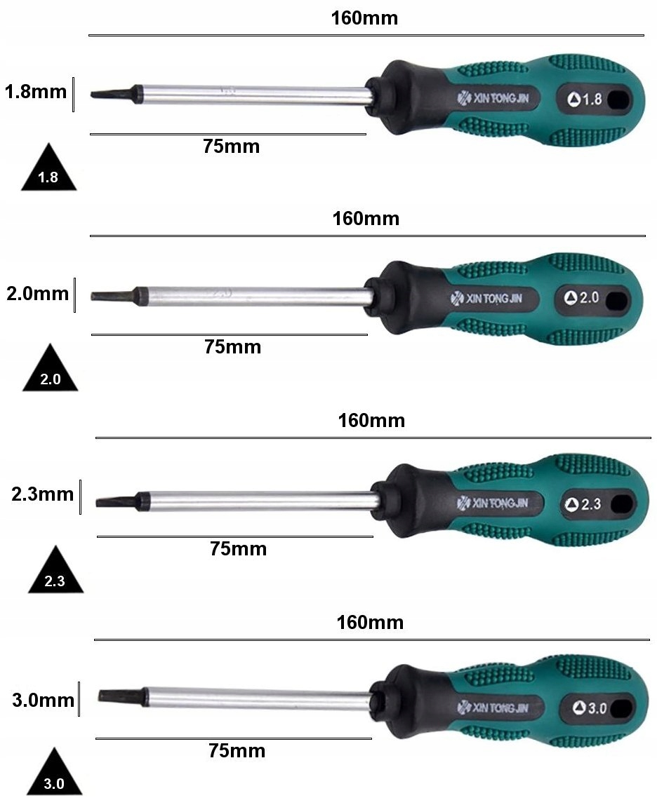 ZESTAW ŚRUBOKRĘT KLUCZ TRÓJKĄTNY TRÓJKĄT TRIANGLE EAN (GTIN) 4038447273196