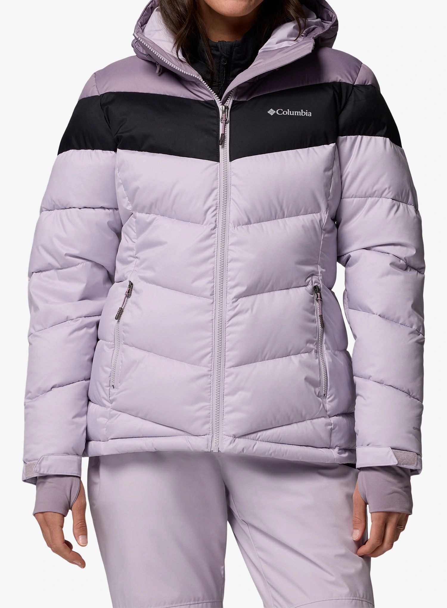 Kurtka narciarska damska Columbia Abbott Peak II Insulated pearl/purple M
