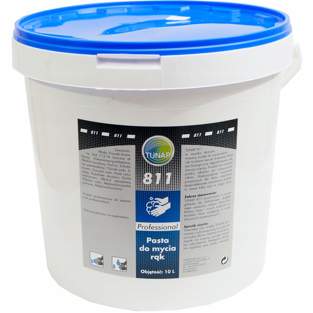 Паста для мытья рук OHS профессиональная TUNAP 811 10L