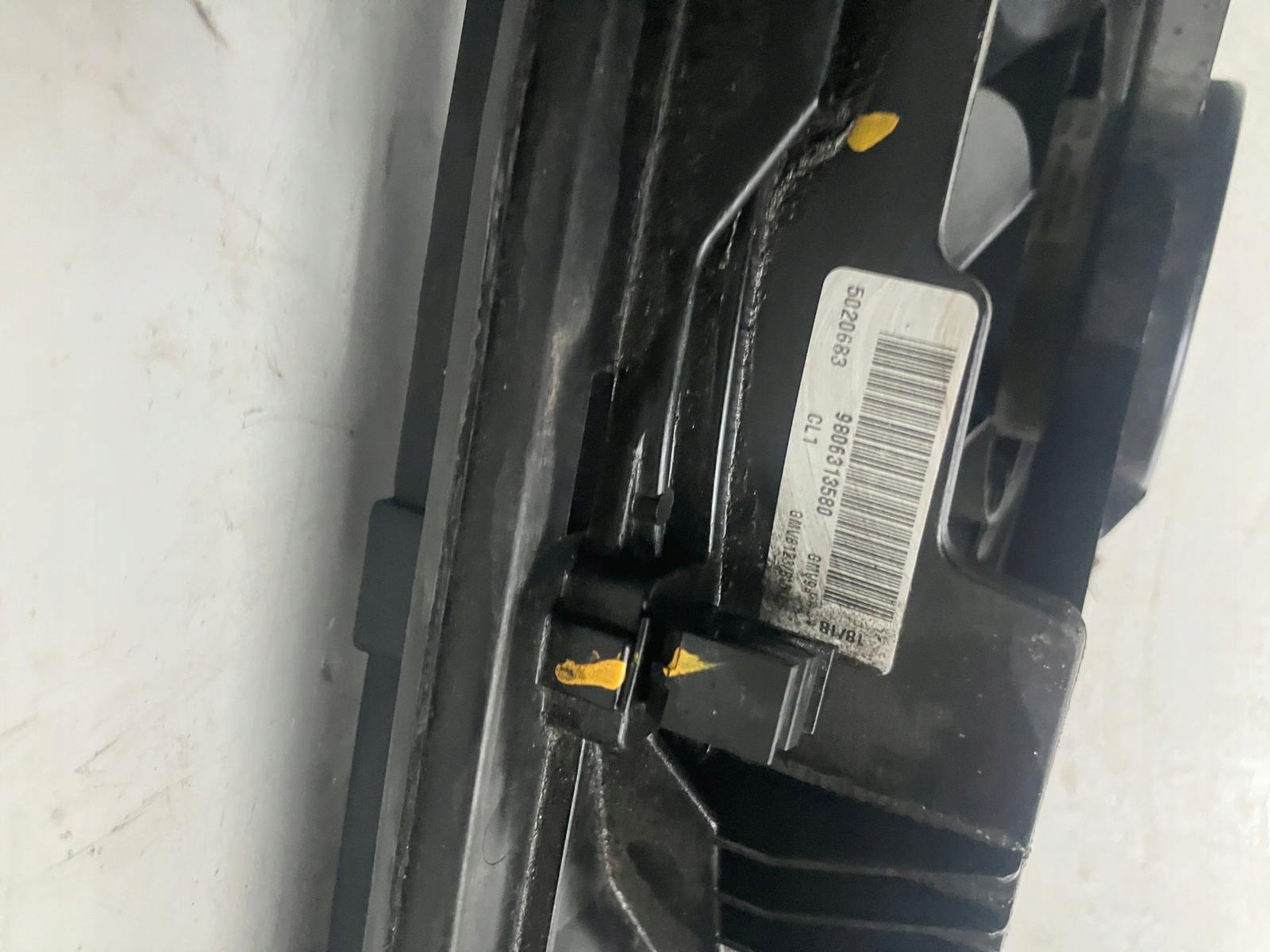 fan support panel for radiators PEUGEOT 308 T9 1.2 THP 9806313580