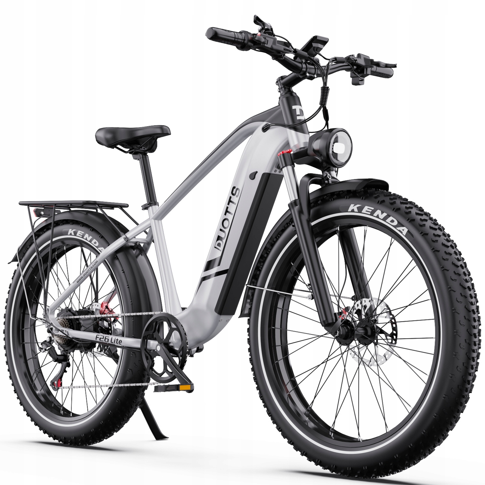 26'' elektromobil Duotts F26 lite 750W 50KM/H 90KM 18AH hydraulické brzdy