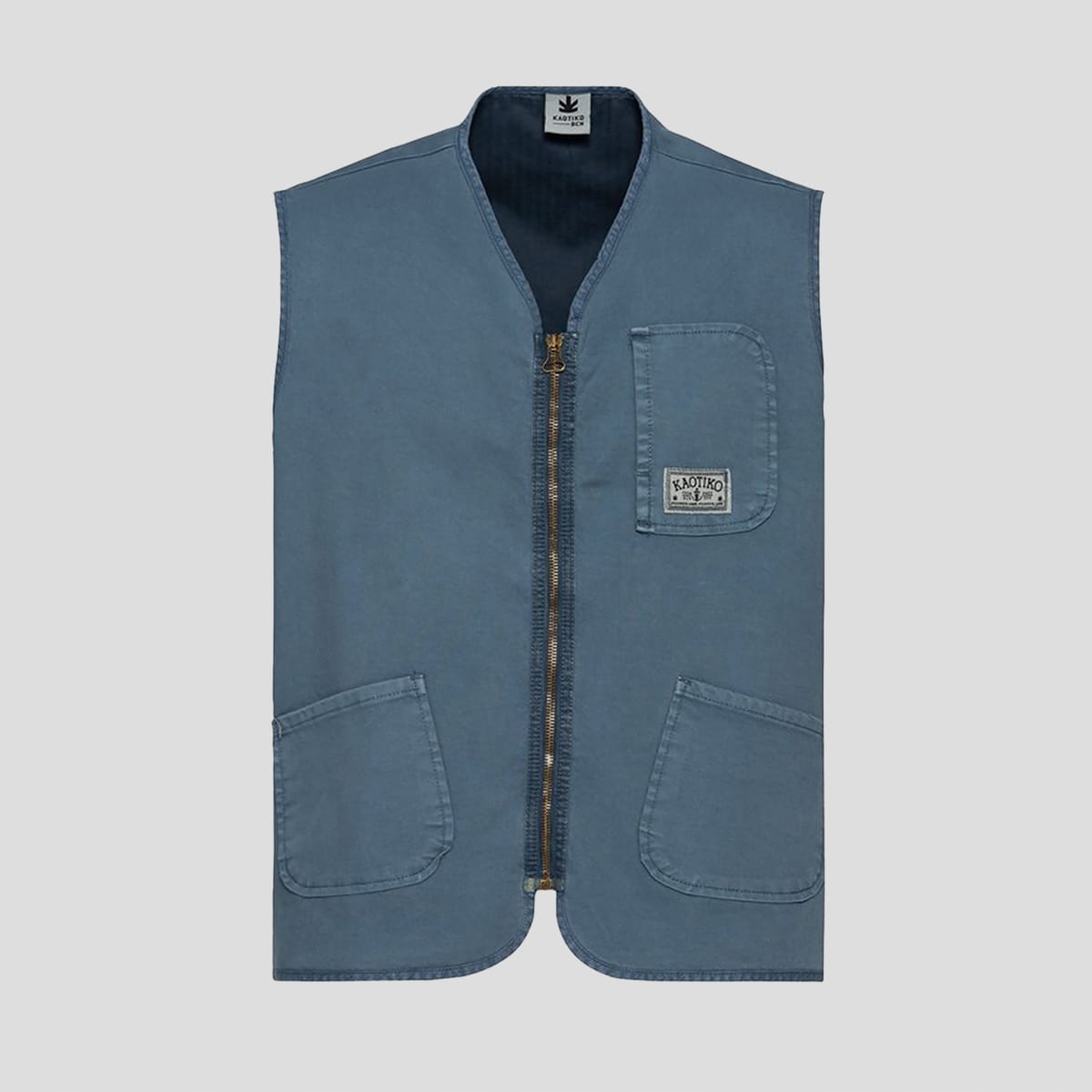 Pánská vesta Kaotiko Chaleco Nolan M, modrá, Městská