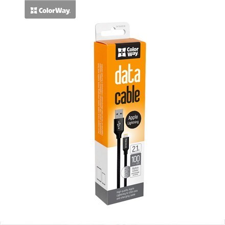 Kabel ColorWay Cable Apple Lightning Charging 1 m