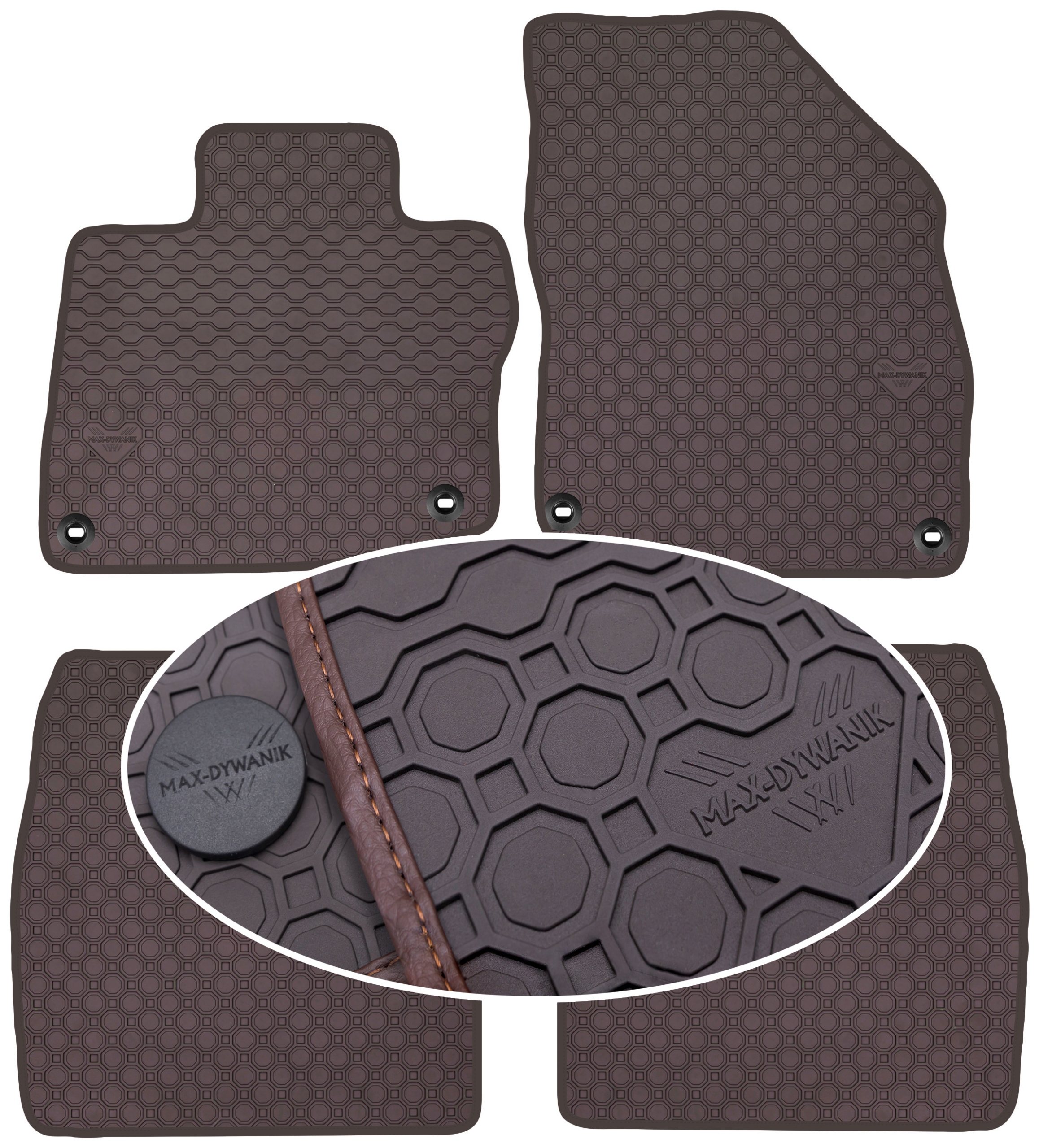 Honda Civic VIII Hb 5D 06-12 Koberce Hnedé