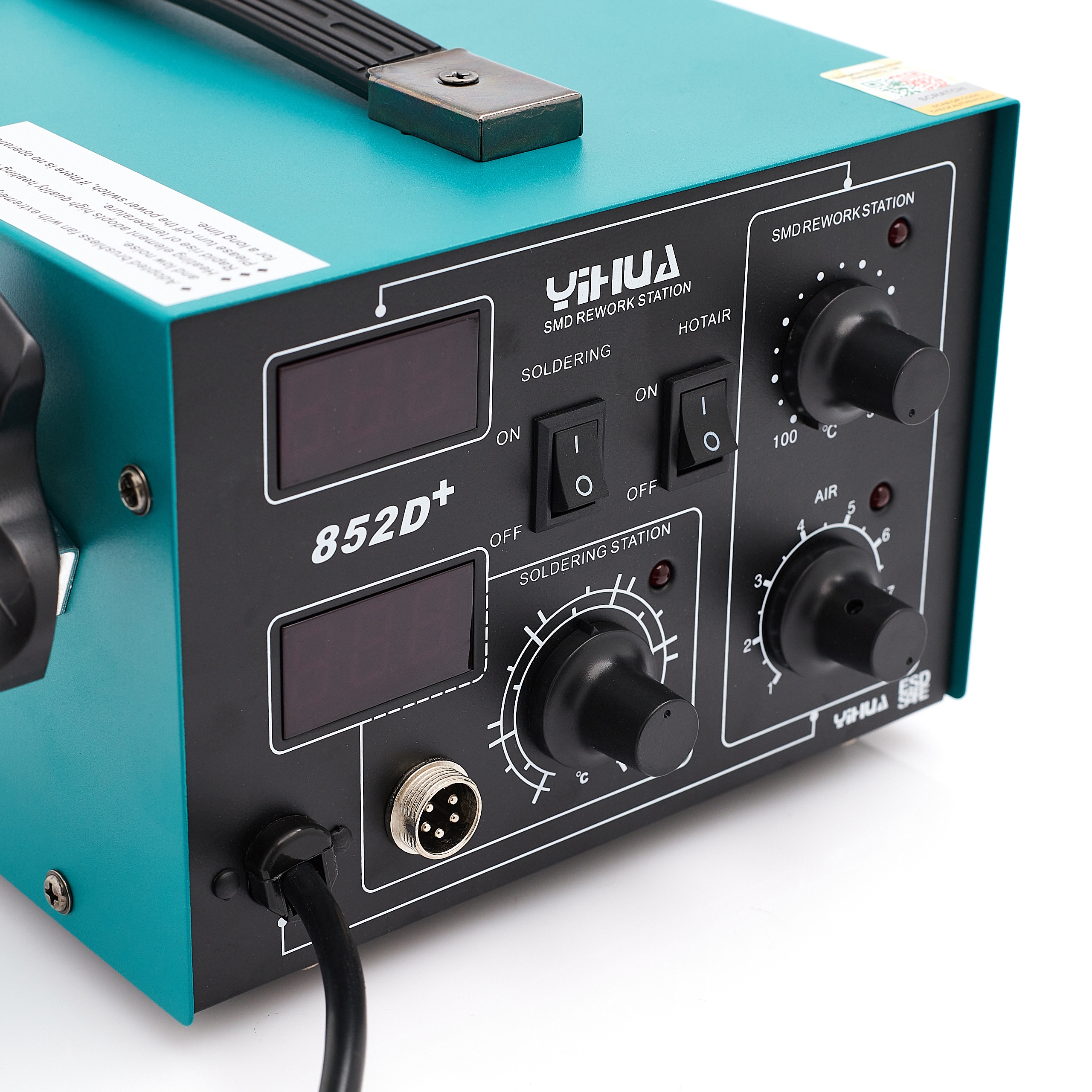 SPAWARKA PLASTIKU 852D+ ZESTAW SPOIWA SIATKA DYSZE EAN (GTIN) 5905902306098