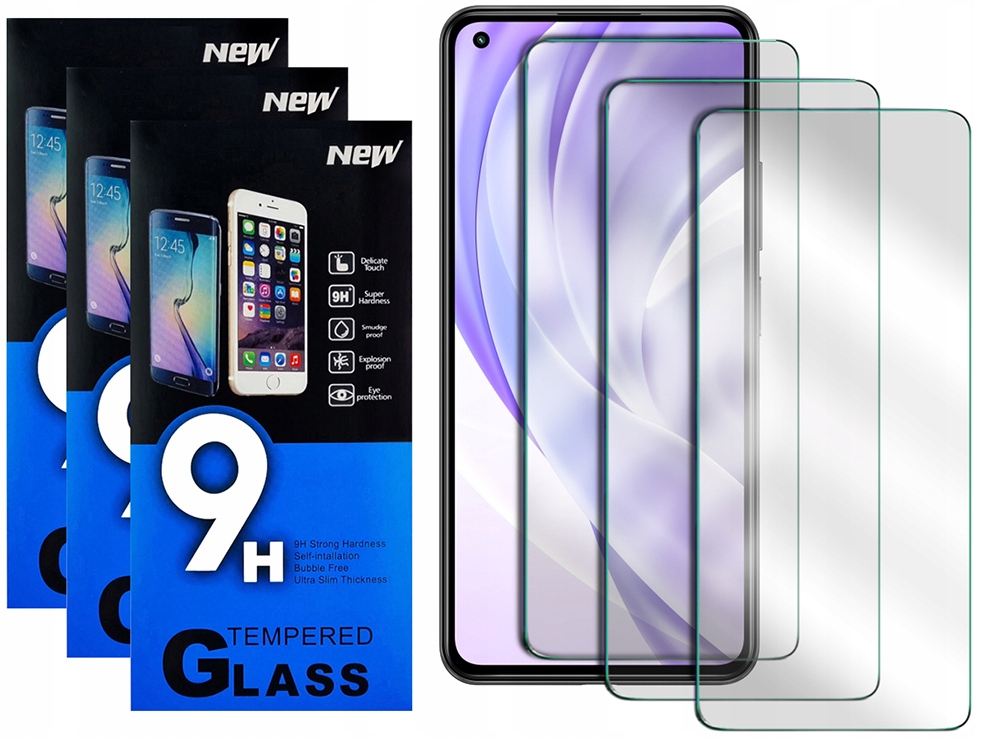 

Szkło Hartowane Szybka Do Xiaomi MI 11 Lite 3szt