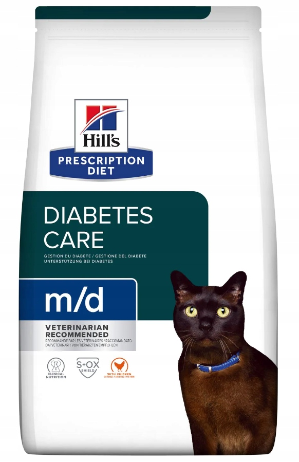 Levně Hill's Pd M/D Feline Kot Diabetes Care 1,5 kg
