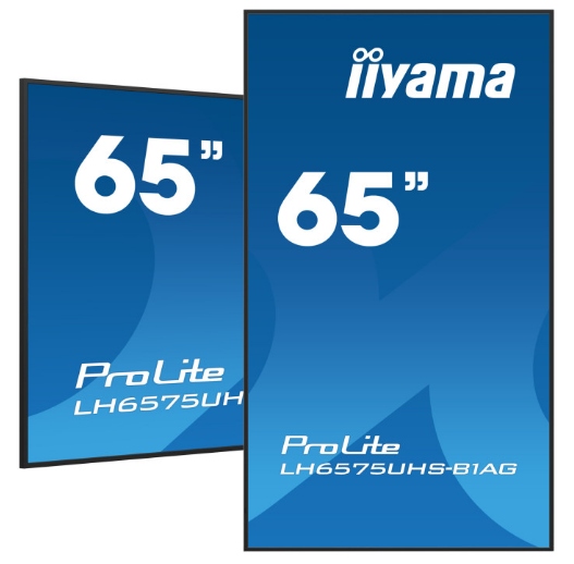 Monitor Digital Signage Iiyama Prolite LH6575UHS-B1AG 65” 4K Uhd Ips Led