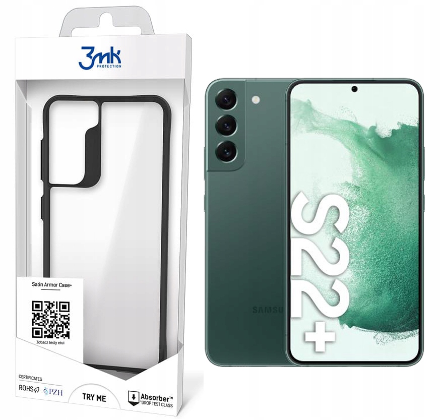 

Etui Satin Armor Case+ 3MK do Samsung Galaxy S22+