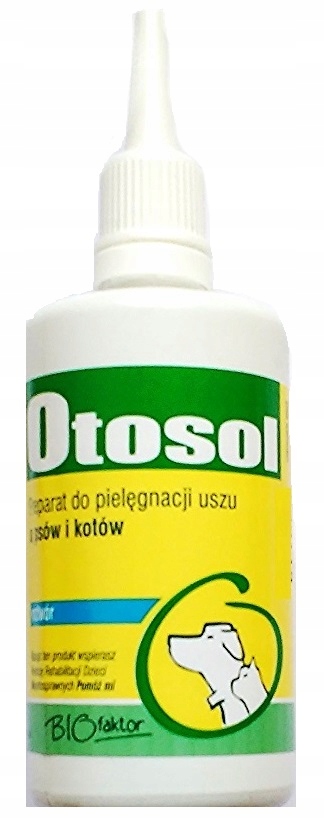 

Biofaktor Otosol 100ml pielęgnacja uszu pies/kot