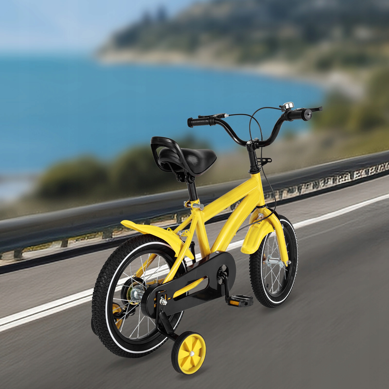 Дитячий велосипед 14 дюймів - жовтий