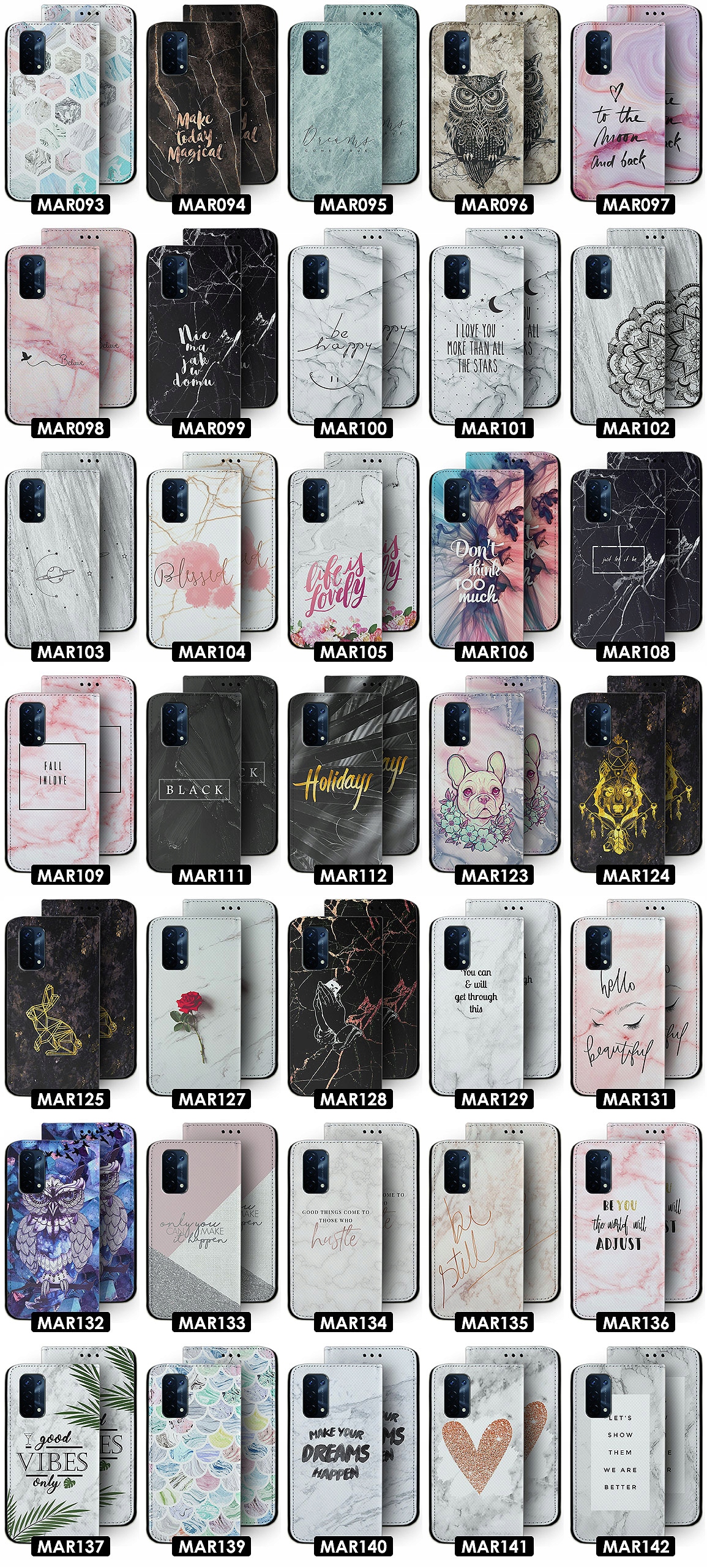 PREMIUM ETUI DO OPPO A74 5G WZORY Typ etui z klapką