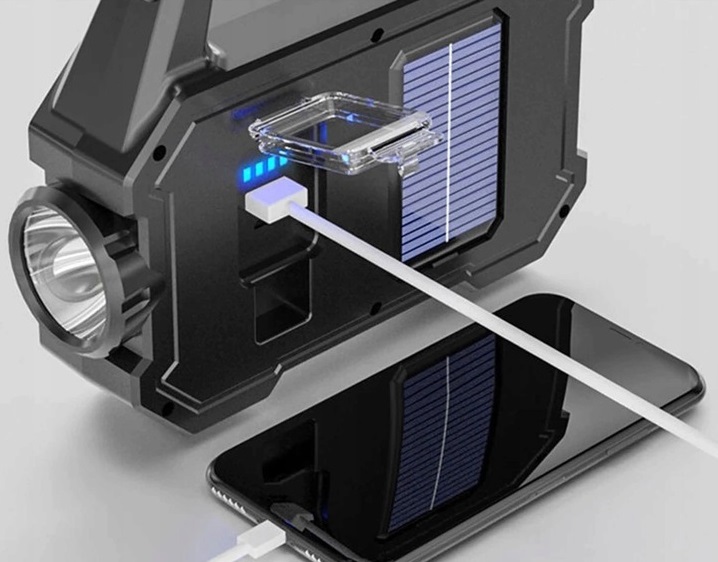 SZPERACZ LATARKA AKUMULATOROWA POWERBANK SOLARNA Rodzaj reflektor i szperacz