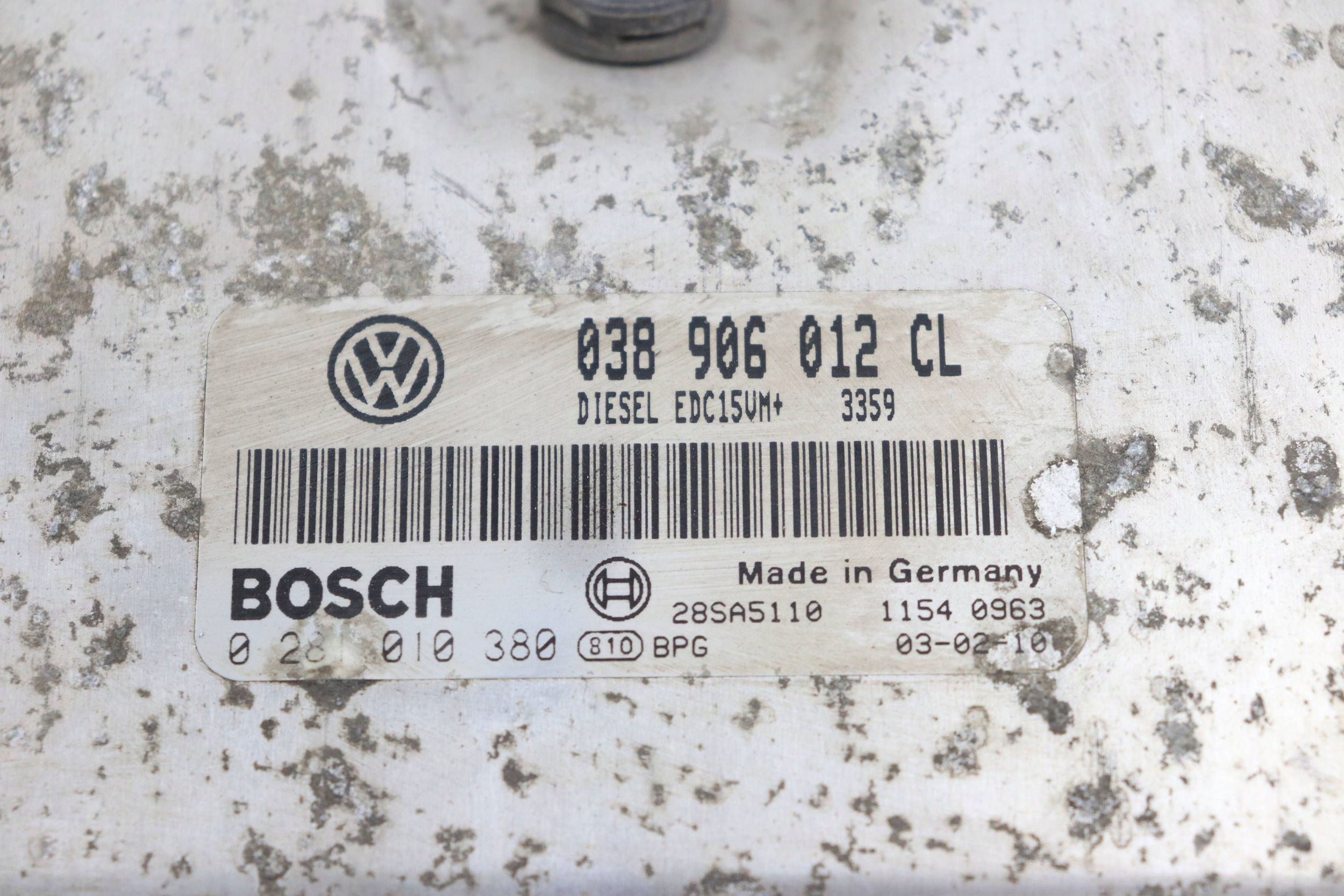 VW GOLF IV OCTAVIA e modulo Centralina Motore 1.9 TDI 038906012CL 0281010380