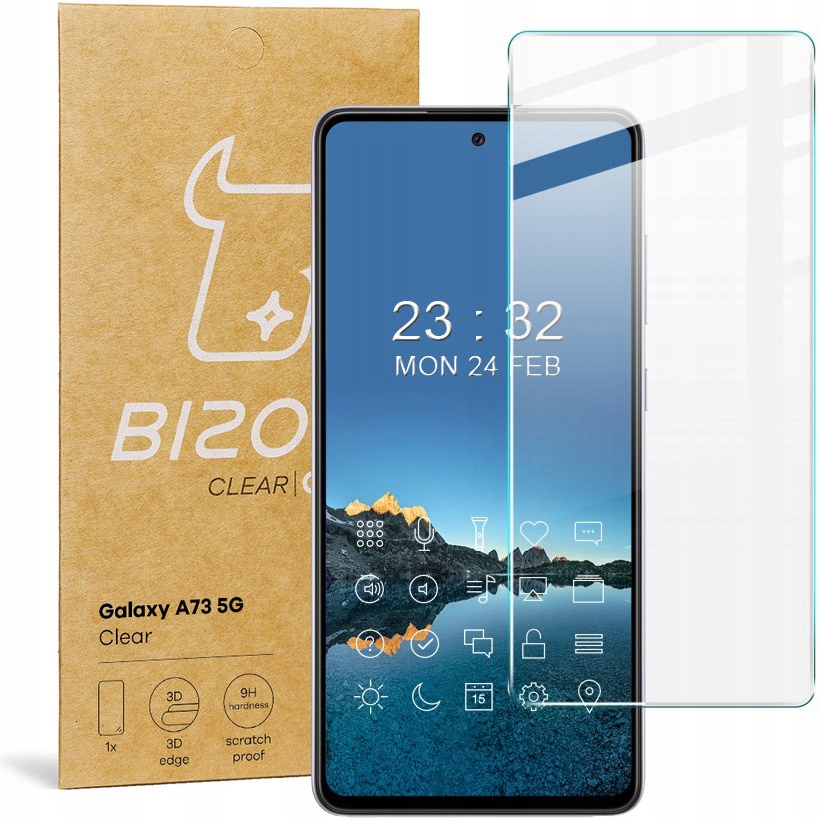 

Szkło hartowane Bizon do Galaxy A73 5G, szybka