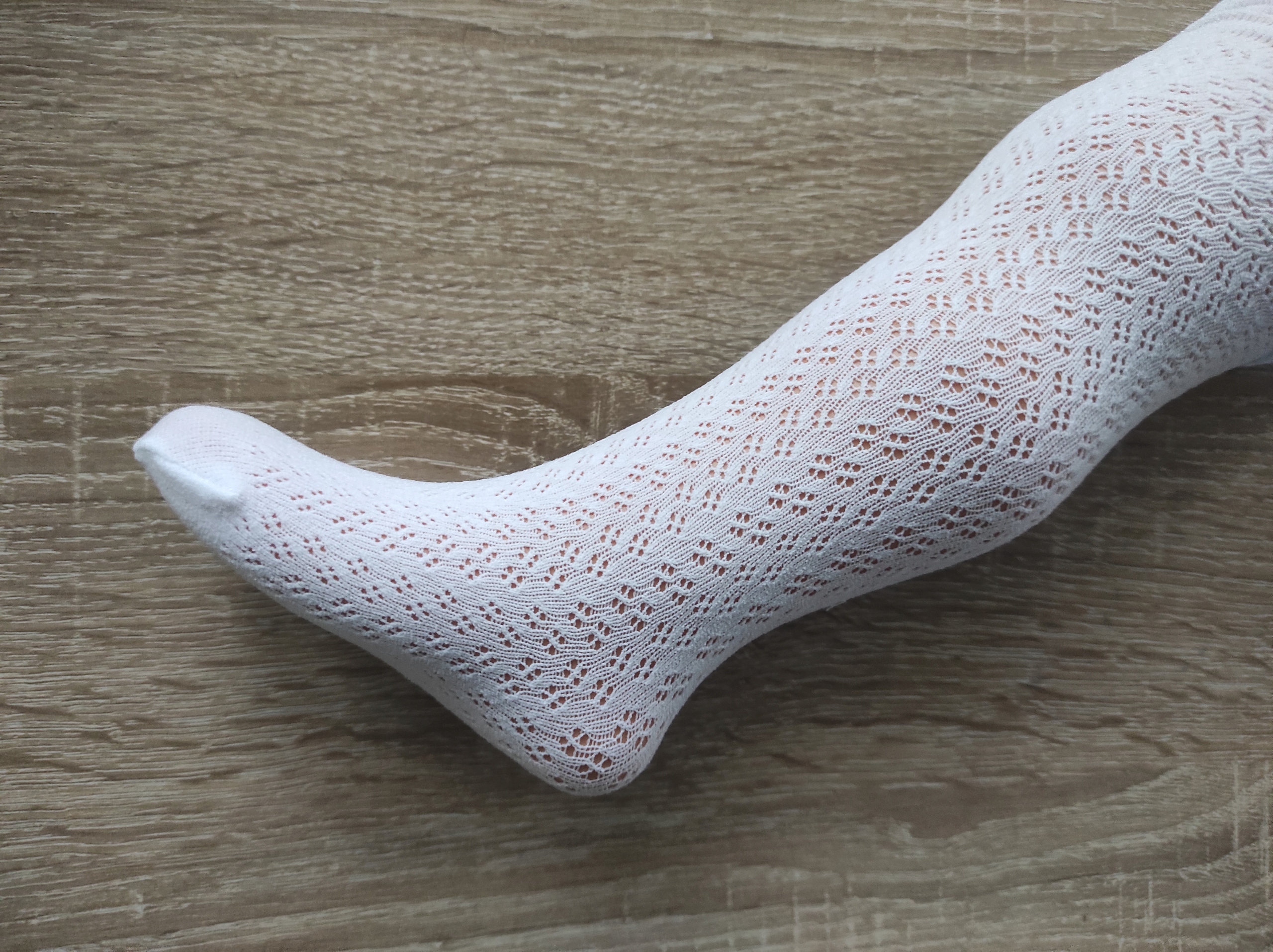 KELLO- Rajstopki rajstopy ażurowe 80/86 na chrzest