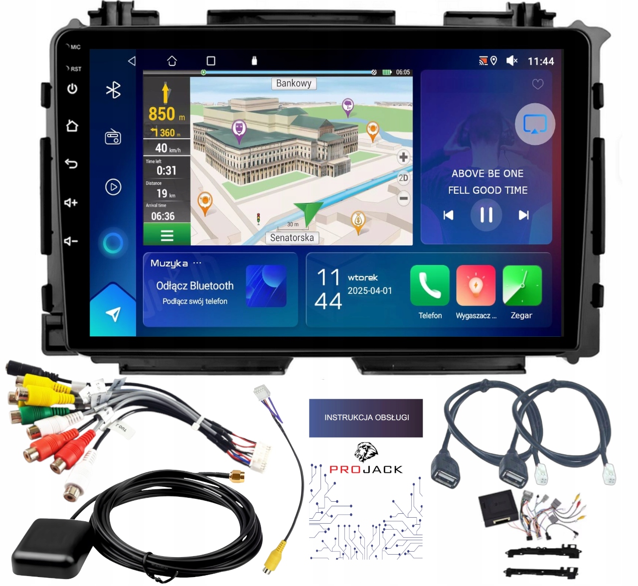 Autorádio Navigace Android Honda Hrv II 2014-2021 Carplay 2/64GB