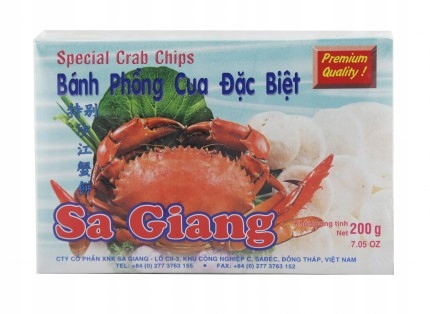 

Chipsy z tapioki krabowe do smażenia Sg 200g