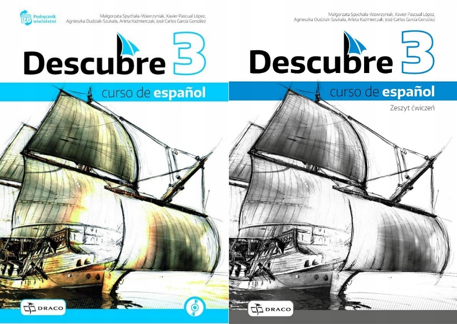 Descubre 3 KOMPLET podręcznik + ćwiczenia Draco