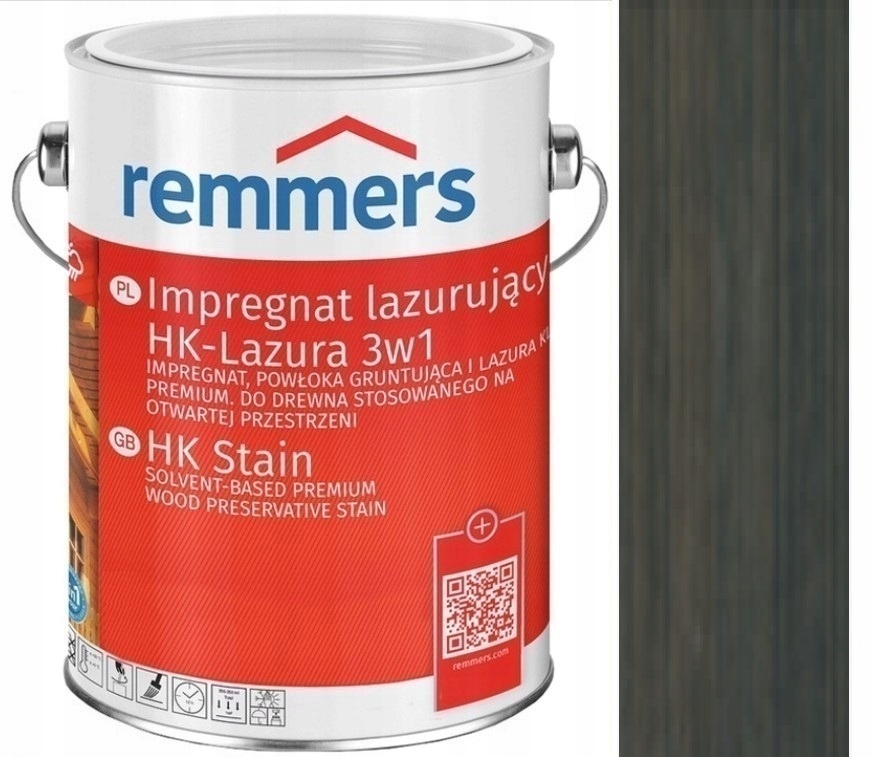 

Remmers Hk-lasur Lazura 5L Antrcytowy 2293