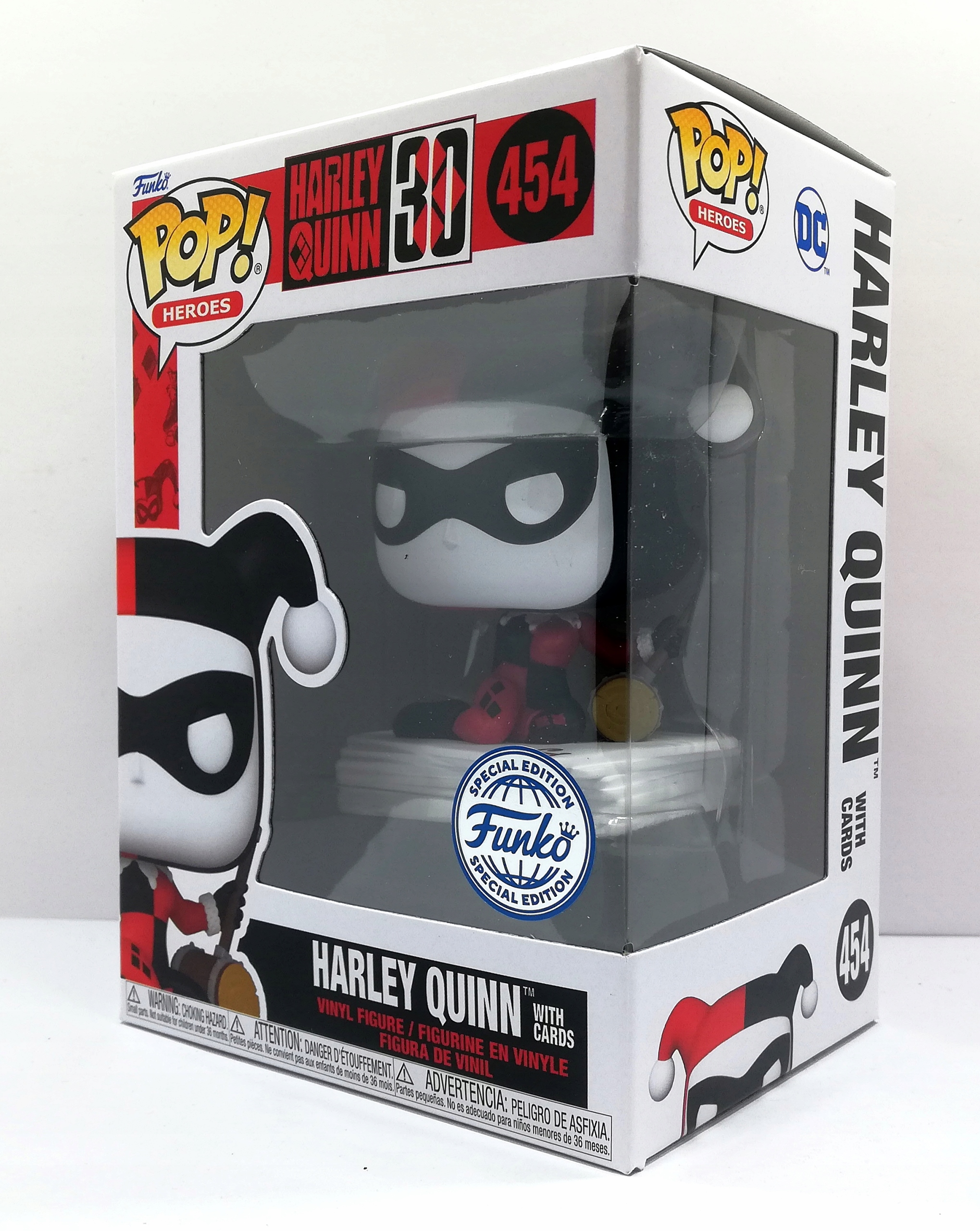 Funko Pop! Harley Quinn S Kartami 454 Speciální Vydání.