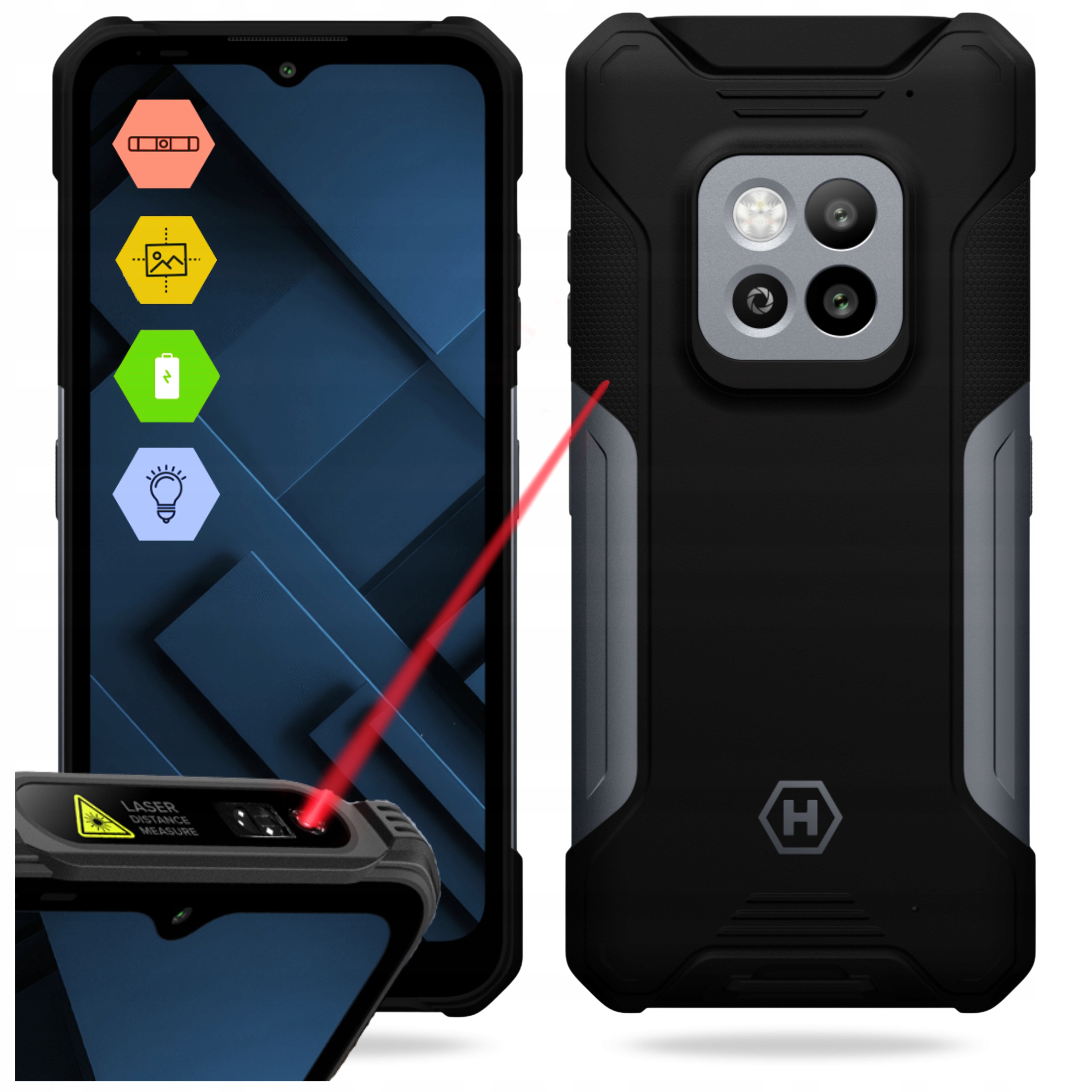 Smartphone Hammer Builder 5G 6/128 Gb Pancéřový Mobilní Telefon Voděodolný