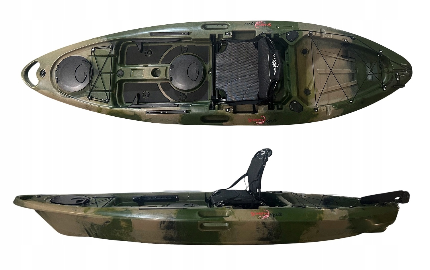 Kompaktowy Stabilny Kajak Wędkarski Lagoon 10.5 Ster