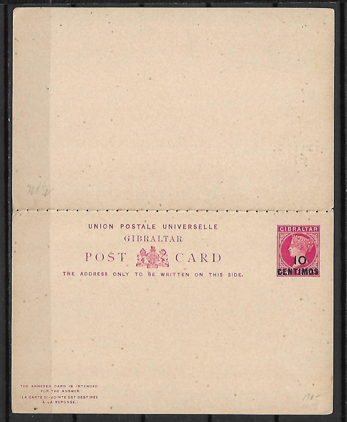 Cp.** GIBRALTAR ZNACZEK O WARTOŚCI 10 CENTYMOS