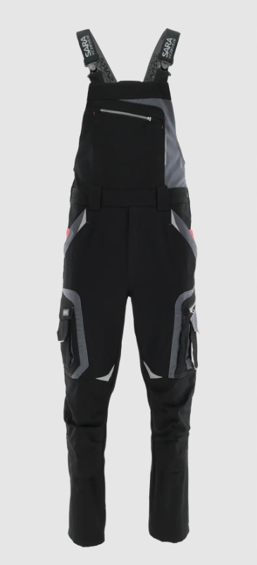 Ogrodniczki robocze Sara Dragon Czarne 52