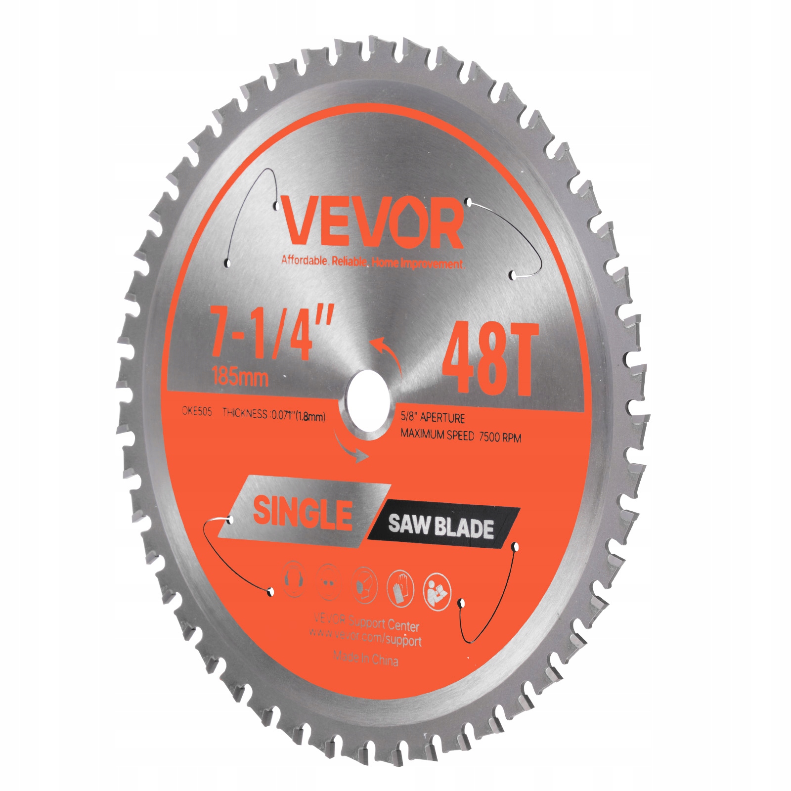 Prémiový Řezací Kotouč Vevor 185 MM 48 Zubů 1 8 MM Pro Silný Kov