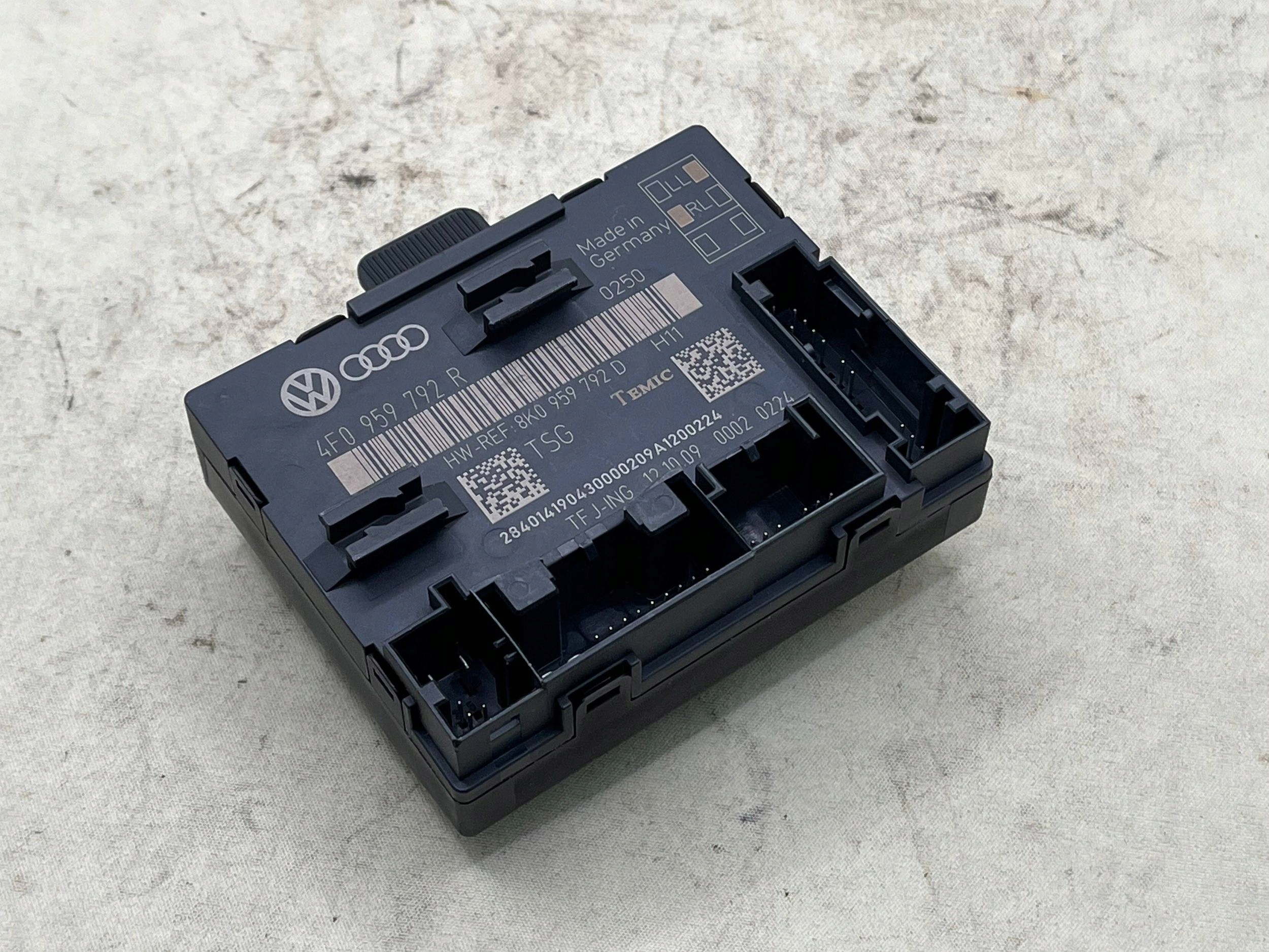 module control unit door right front AUDI A6 C6 4F0959792R !J