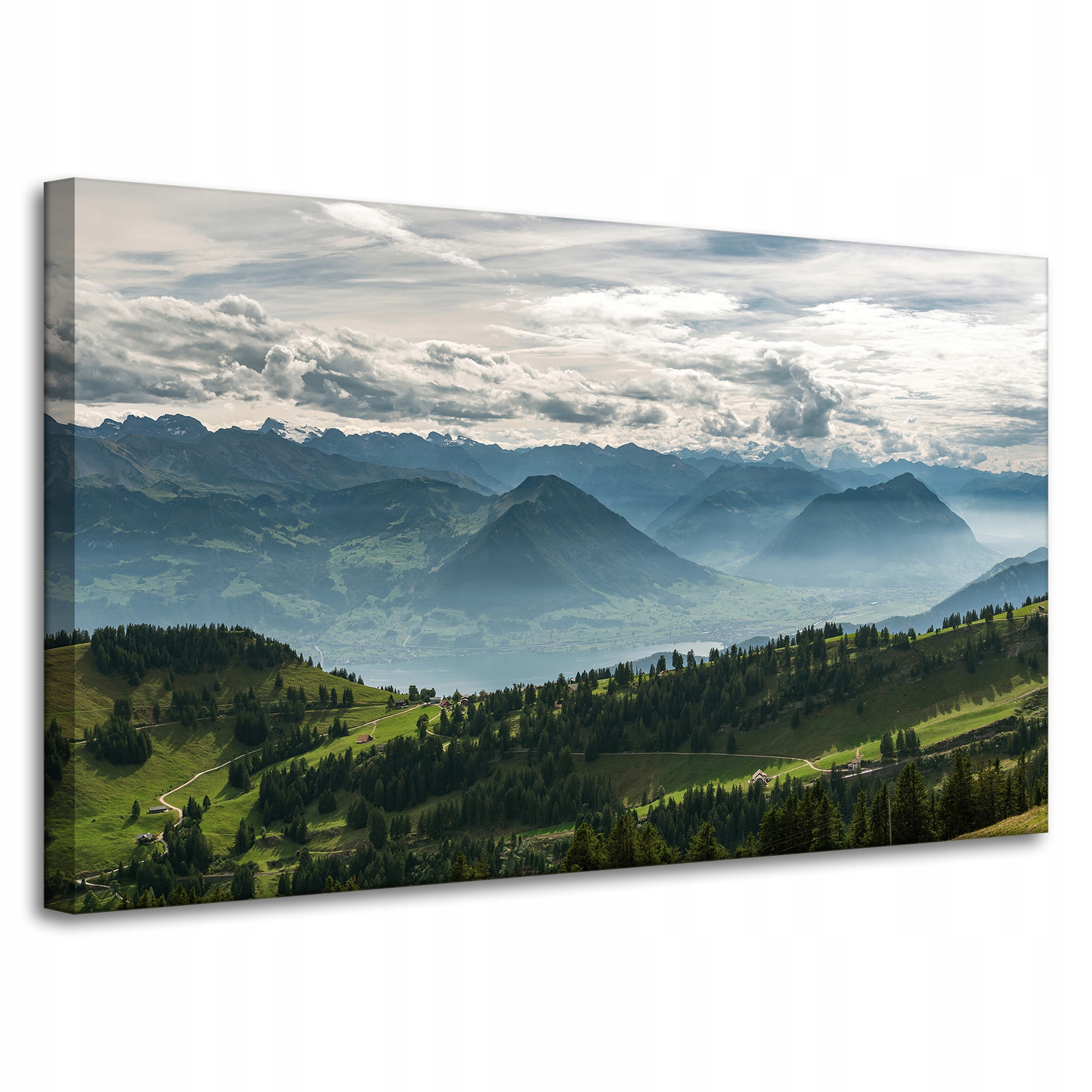 Obraz na plátně Hory Mraky Příroda Lesy Příroda 100x60 cm