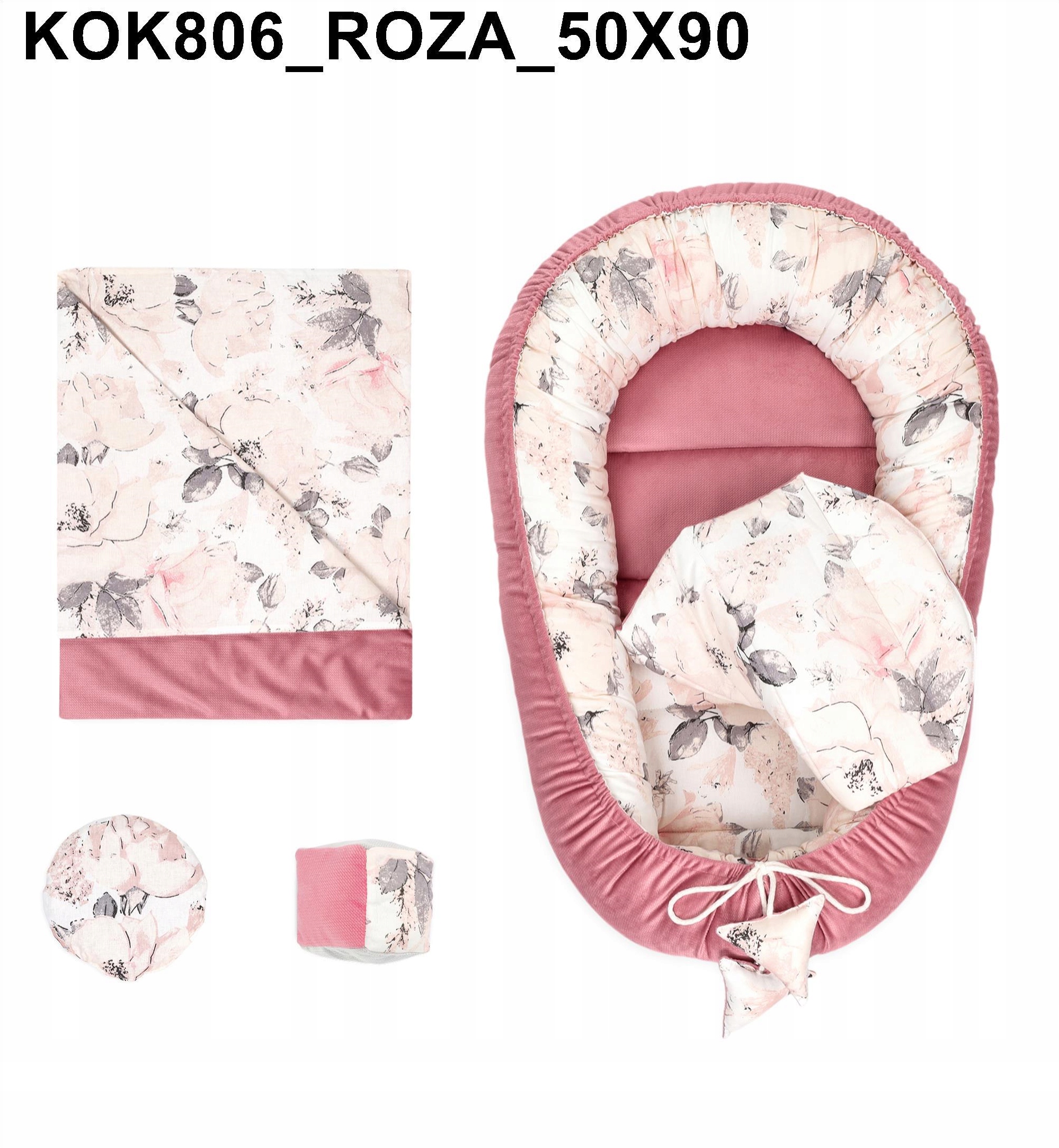 KOKON NIEMOWLĘCY GNIAZDO KOJEC MINKY 5 EL. Szerokość zewnętrzna 50 cm