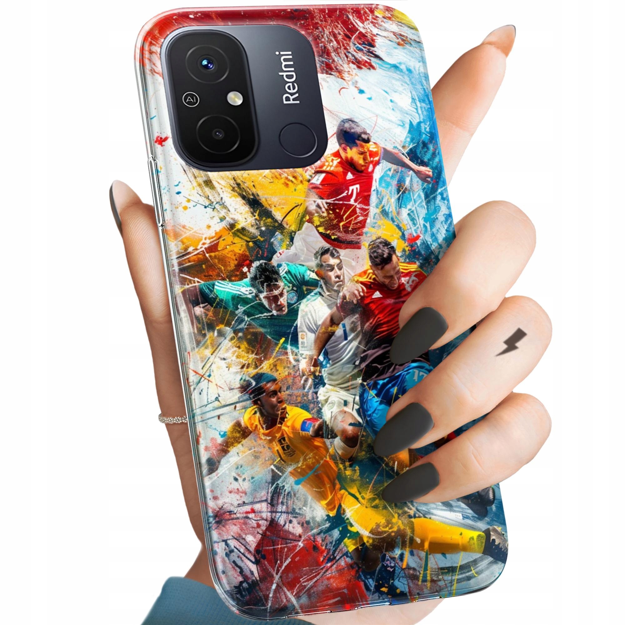 Etui Do Xiaomi Redmi 12C Euro 2024 Piłkarskie Sportowe Obudowa Case