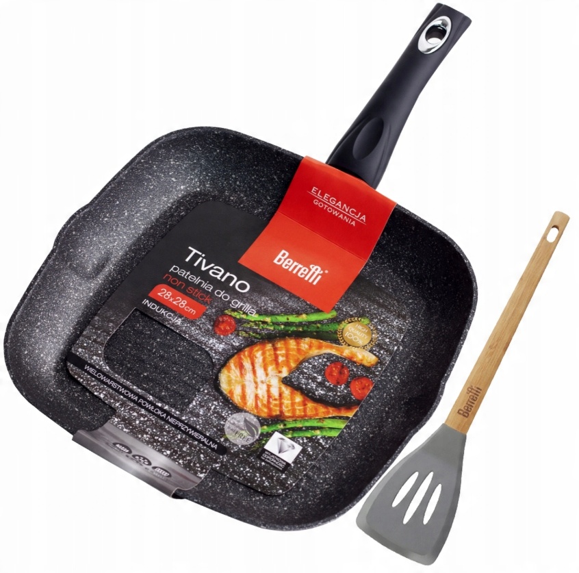 

Patelnia grillowa do smażenie 28cm grill łopatka