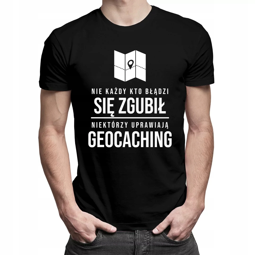 

Geocaching koszulka z nadrukiem dla niego