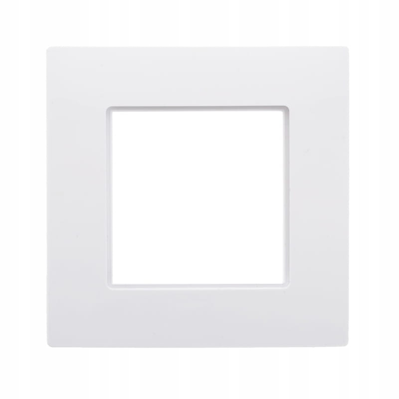 Ramka pojedyncza gniazdka ROSA BIAŁA R-1Q Polmark