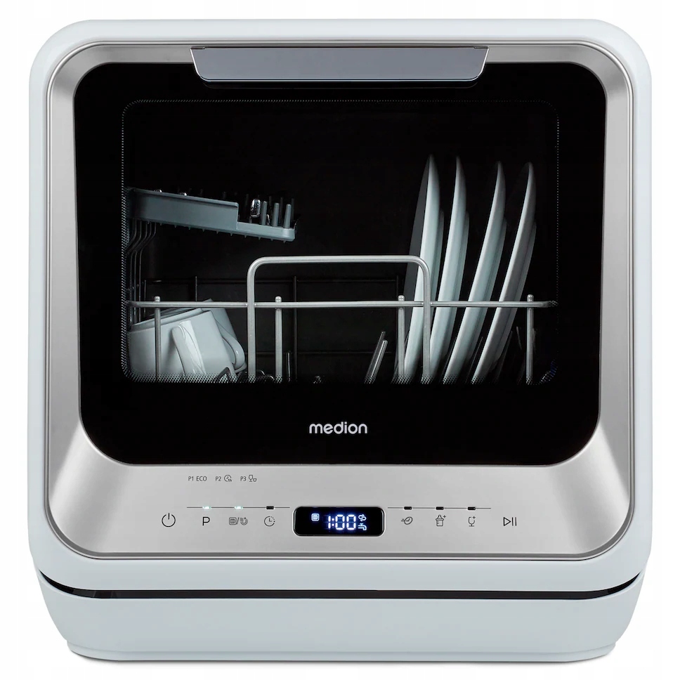 Mini Zmywarka stołowa turystyczna Medion 6 prog. z przyłączem lub bez