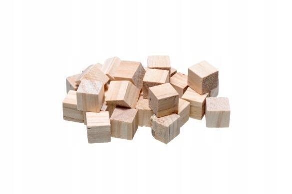 KOSTKI DREWNIANE NATURALNE 1,5CM 21SZT, BREWIS