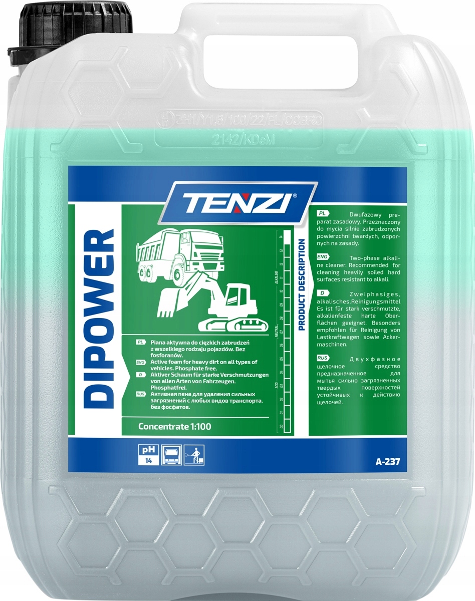 Tenzi Dipower Dimer aktívna pena na čistenie umývania automobilov a strojov 10L
