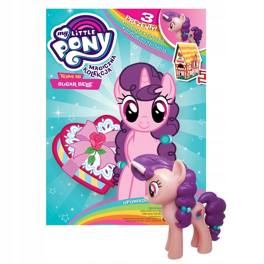 My Little Pony Sugar Belle Figurka Naklejki 16